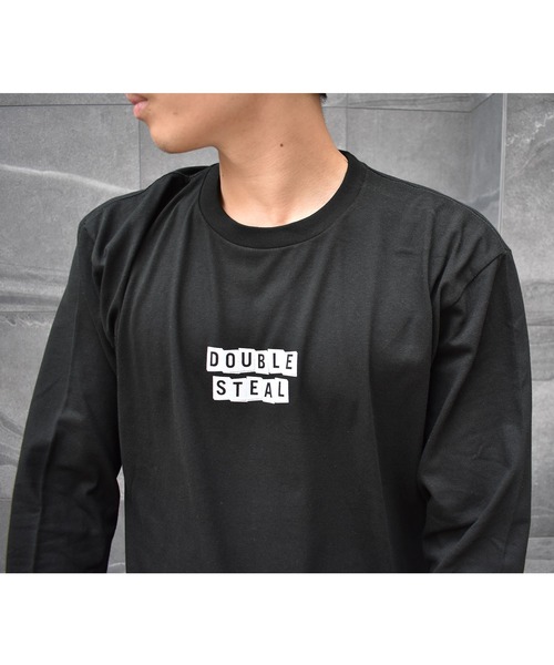 DOUBLE STEAL（ダブルスティール）の「Random Box Logo 長袖Tシャツ（Tシャツ/カットソー・メンズ・ホワイト/ブラック/アーミー・MEDIUM/LARGE/X-LARGE）」の10枚目の写真