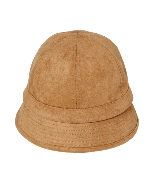 14+（イチヨンプラス）の「フェイクスエードセーラーハット（ハット・レディース・ベージュ/ブラック・FREE）」の4枚目の写真