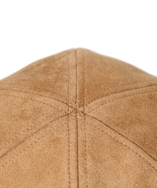 14+（イチヨンプラス）の「フェイクスエードセーラーハット（ハット・レディース・ベージュ/ブラック・FREE）」の5枚目の写真