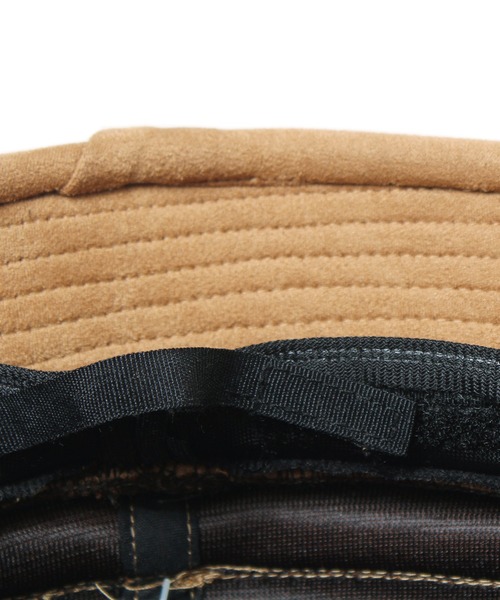 14+（イチヨンプラス）の「フェイクスエードセーラーハット（ハット・レディース・ベージュ/ブラック・FREE）」の6枚目の写真