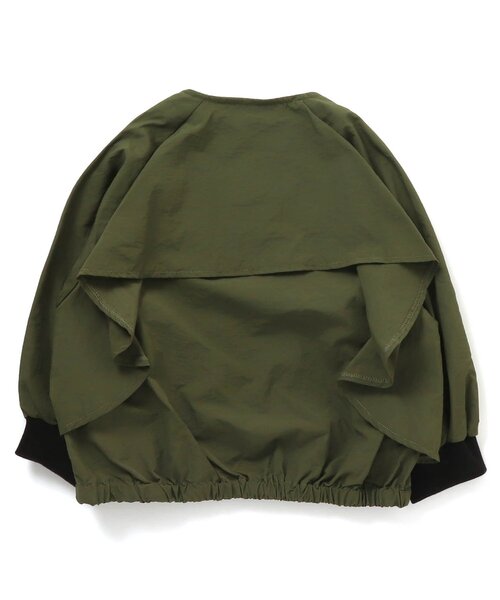 BREEZE（ブリーズ）の「バックフリルブルゾン（ブルゾン・キッズ・ラベンダー/カーキ・140/120/130/100/110/150/90）」の3枚目の写真