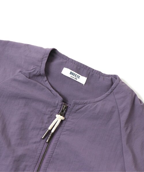 BREEZE（ブリーズ）の「バックフリルブルゾン（ブルゾン・キッズ・ラベンダー/カーキ・140/120/130/100/110/150/90）」の6枚目の写真