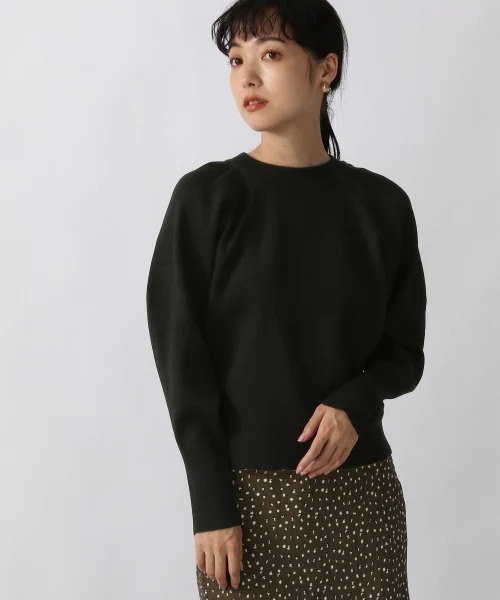 LOWRYS FARM（ローリーズファーム）の「パワショルニットＬＳ　227968（ニット/セーター・レディース・アイボリー/パープル/イエロー/ブラック・FREE）」の3枚目の写真