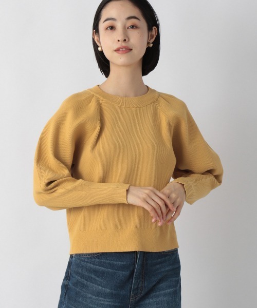 LOWRYS FARM（ローリーズファーム）の「パワショルニットＬＳ　227968（ニット/セーター・レディース・アイボリー/パープル/イエロー/ブラック・FREE）」の21枚目の写真