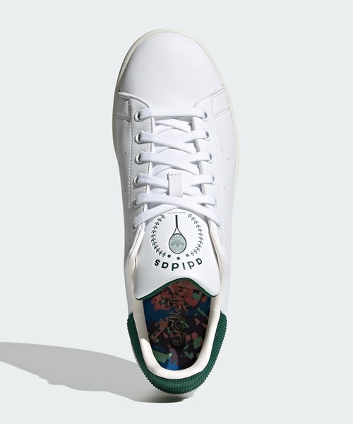 adidas（アディダス）の「スタンスミス [STAN SMITH] アディダスオリジナルス（スニーカー・メンズ・ホワイト×グリーン・22.5cm/26.5cm/24.5cm/27.5cm/25.0cm/28.0cm/23.0cm/27.0cm/25.5cm/28.5cm/26.0cm/29.0cm/22.0cm/23.5cm/24.0cm/29.5cm）」の8枚目の写真