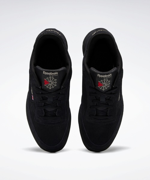 Reebok(リーボック)の「クラブシー / Club C 85 Shoes(スニーカー・メンズ・ブラック/マルーン・23.0cm/28.5cm/29.0cm/25.0cm/27.0cm/26.5cm/27.5cm/24.5cm/25.5cm/23.5cm/24.0cm/26.0cm/28.0cm)」の5枚目の写真