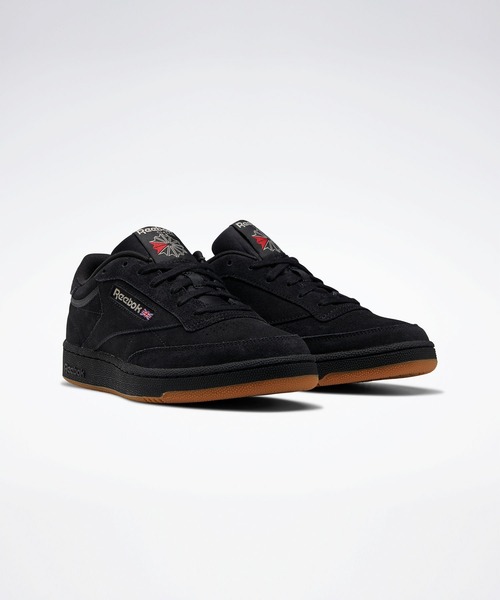 Reebok(リーボック)の「クラブシー / Club C 85 Shoes(スニーカー・メンズ・ブラック/マルーン・23.0cm/28.5cm/29.0cm/25.0cm/27.0cm/26.5cm/27.5cm/24.5cm/25.5cm/23.5cm/24.0cm/26.0cm/28.0cm)」の13枚目の写真