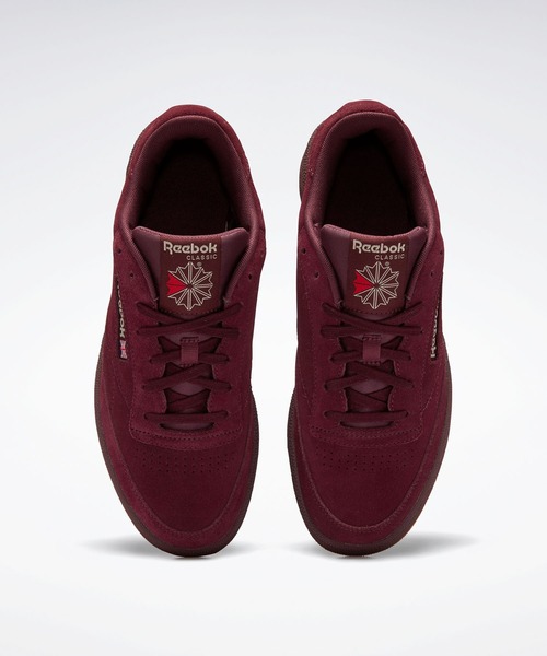 Reebok(リーボック)の「クラブシー / Club C 85 Shoes(スニーカー・メンズ・ブラック/マルーン・23.0cm/28.5cm/29.0cm/25.0cm/27.0cm/26.5cm/27.5cm/24.5cm/25.5cm/23.5cm/24.0cm/26.0cm/28.0cm)」の14枚目の写真