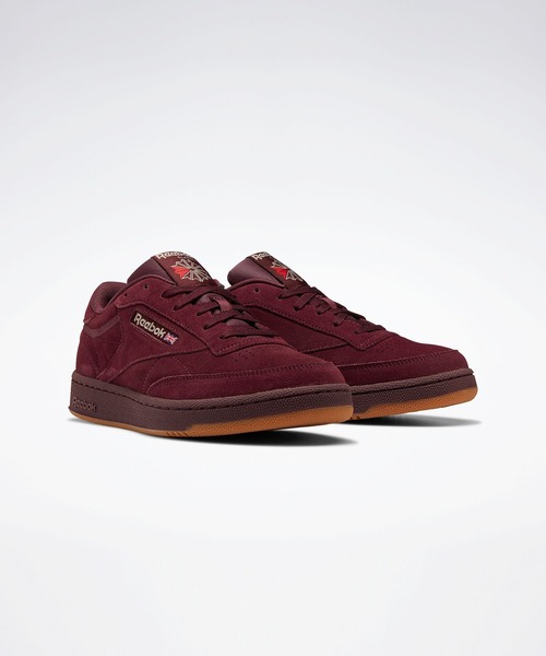 Reebok(リーボック)の「クラブシー / Club C 85 Shoes(スニーカー・メンズ・ブラック/マルーン・23.0cm/28.5cm/29.0cm/25.0cm/27.0cm/26.5cm/27.5cm/24.5cm/25.5cm/23.5cm/24.0cm/26.0cm/28.0cm)」の15枚目の写真