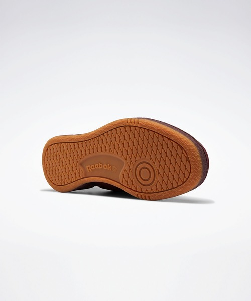 Reebok(リーボック)の「クラブシー / Club C 85 Shoes(スニーカー・メンズ・ブラック/マルーン・23.0cm/28.5cm/29.0cm/25.0cm/27.0cm/26.5cm/27.5cm/24.5cm/25.5cm/23.5cm/24.0cm/26.0cm/28.0cm)」の4枚目の写真