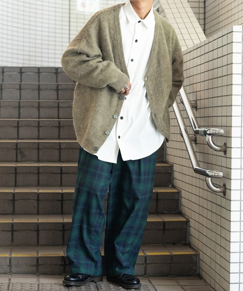 kutir(クティール)の「チェックワイドバルーンパンツ(その他パンツ・メンズ・チャコールグレー/イエロー/オレンジ/グリーン・SMALL/MEDIUM/LARGE)」の21枚目の写真