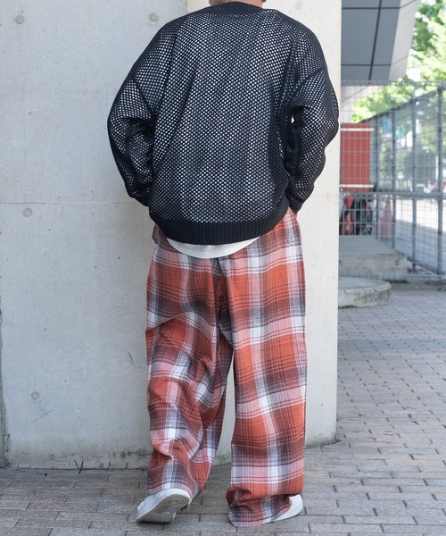 kutir(クティール)の「チェックワイドバルーンパンツ(その他パンツ・メンズ・チャコールグレー/イエロー/オレンジ/グリーン・SMALL/MEDIUM/LARGE)」の12枚目の写真