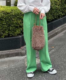 エコファーリバーシブル巾着