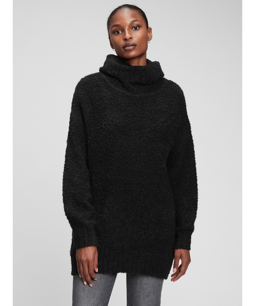 GAP（ギャップ）の「コージー タートルネック チュニックセーター（ニット/セーター・レディース・その他/その他1/ブラウン系その他/ピンク系その他/ブラック・M/S/L/XS/XL/XXS）」の16枚目の写真