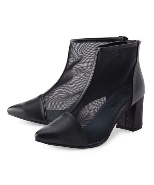 En Punto（エンプント）の「メッシュブーツ（ブーツ・レディース・ホワイト系3/ブラック系2/ピンク系7・LL/L/S/M）」の2枚目の写真