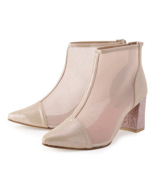 En Punto（エンプント）の「メッシュブーツ（ブーツ・レディース・ホワイト系3/ブラック系2/ピンク系7・LL/L/S/M）」の3枚目の写真