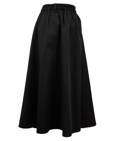 PUNYUS（プニュズ）の「ツイルロングスカート（スカート・レディース・ブラック/ベージュ/グリーン・1/2/4/3）」の8枚目の写真