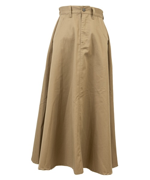 PUNYUS（プニュズ）の「ツイルロングスカート（スカート・レディース・ブラック/ベージュ/グリーン・1/2/4/3）」の11枚目の写真