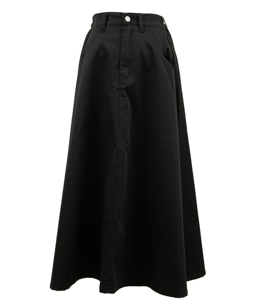 PUNYUS（プニュズ）の「ツイルロングスカート（スカート・レディース・ブラック/ベージュ/グリーン・1/2/4/3）」の13枚目の写真