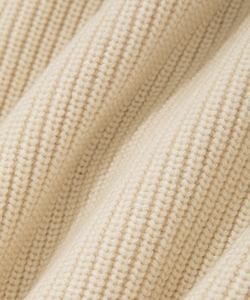 Fano Studios(ファノ ストゥディオズ)の「【Fano Studios】Loose V-neck ridge knitted cardigan FQ21S100(カーディガン/ボレロ・レディース・アイボリー・S/L/M)」の16枚目の写真