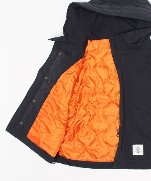 Smoothy(スムージー)の「Smoothy Military parka / スムージー ミリタリーパーカー(ミリタリージャケット・キッズ・カーキ/ブラック・LARGE/SMALL/MEDIUM/X-LARGE)」の4枚目の写真