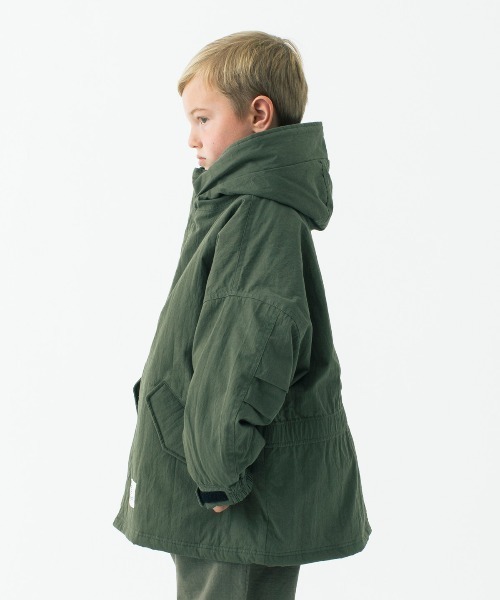 Smoothy(スムージー)の「Smoothy Military parka / スムージー ミリタリーパーカー(ミリタリージャケット・キッズ・カーキ/ブラック・LARGE/SMALL/MEDIUM/X-LARGE)」の9枚目の写真