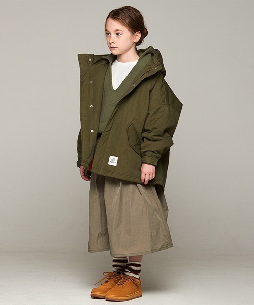 Smoothy(スムージー)の「Smoothy Military parka / スムージー ミリタリーパーカー(ミリタリージャケット・キッズ・カーキ/ブラック・LARGE/SMALL/MEDIUM/X-LARGE)」の14枚目の写真