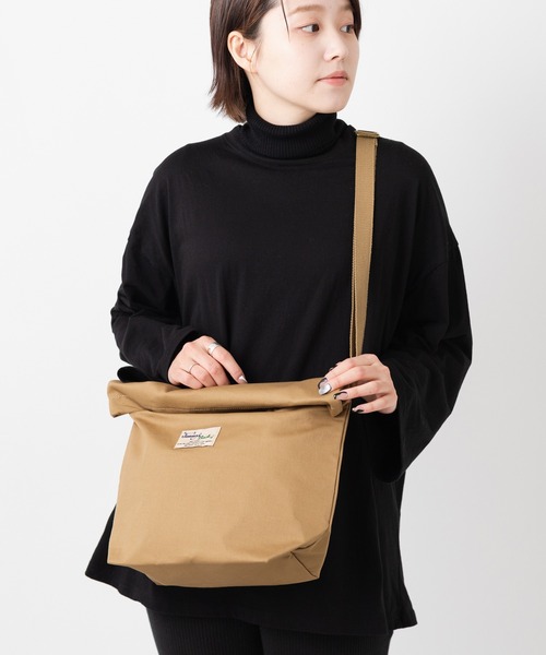 Jimmys Back(ジミーズバック)の「保冷 クーラーランチバッグ ショルダーバッグ(ショルダーバッグ)」|ベージュ