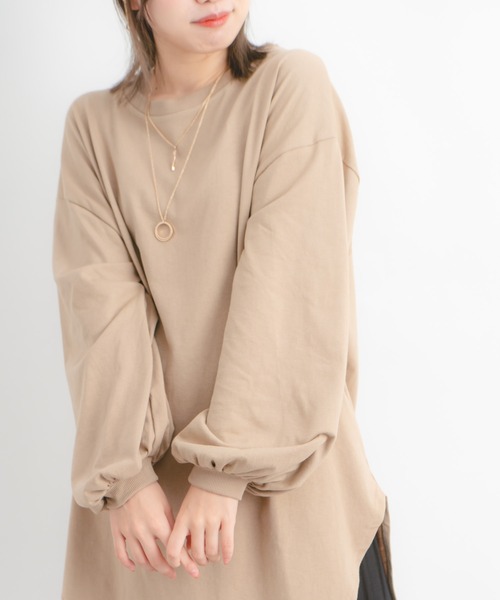 Wordtrobe（ワードトローブ）の「【wordtrobe】空紡糸天竺 後ろレースアップ プルオーバー（Tシャツ/カットソー・レディース・ホワイト/ブラック/ベージュ・FREE）」の20枚目の写真