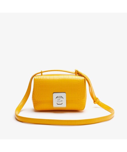 LACOSTE（ラコステ）の「アメリア エンボスレザーショルダーバッグ（ショルダーバッグ・レディース・ブラック/イエロー/チェリーレッド/ベージュ・FREE）」の3枚目の写真
