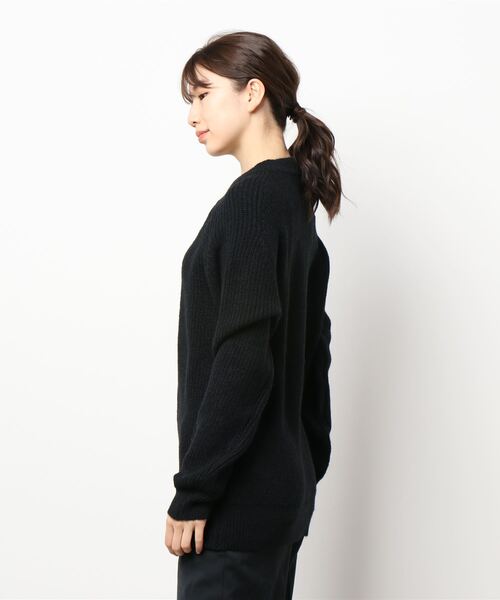 coca（coca）（コカ）の「【ユニセックス】もちもちオーバーサイズニット（ニット/セーター・レディース・ダークグリーン/ベージュ/ブラック・L/M）」の5枚目の写真