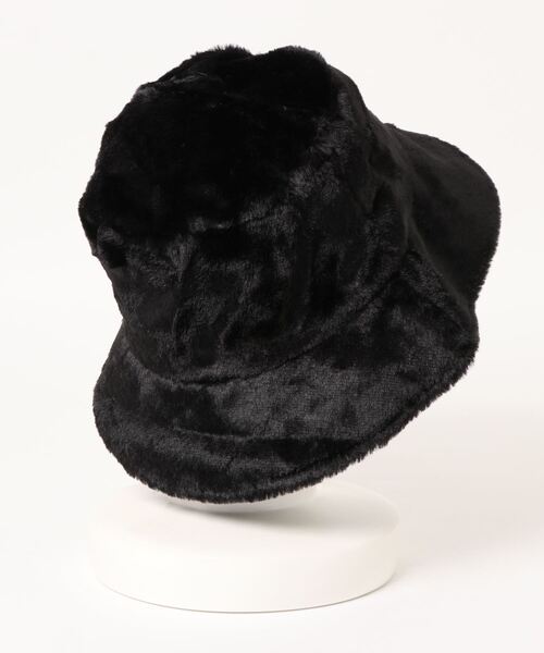 one after another NICE CLAUP（ワンアフターアナザーナイスクラップ）の「ファーバケットハット（ハット・レディース・ブラック/アイボリー/その他1・FREE）」の4枚目の写真