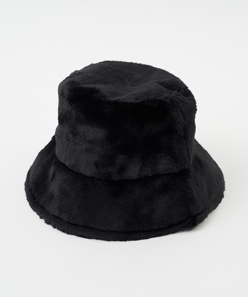 one after another NICE CLAUP（ワンアフターアナザーナイスクラップ）の「ファーバケットハット（ハット・レディース・ブラック/アイボリー/その他1・FREE）」の20枚目の写真