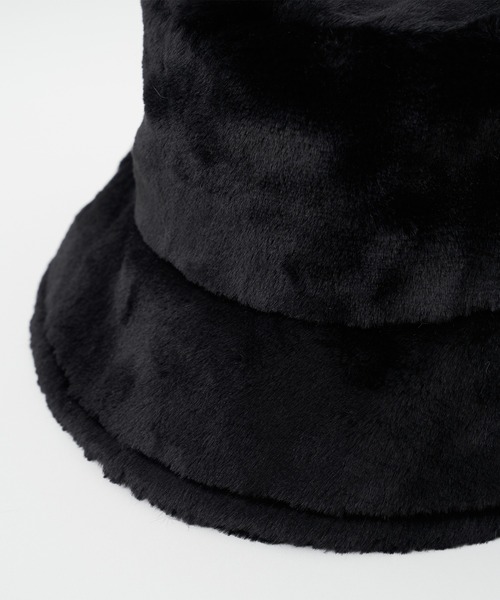 one after another NICE CLAUP（ワンアフターアナザーナイスクラップ）の「ファーバケットハット（ハット・レディース・ブラック/アイボリー/その他1・FREE）」の21枚目の写真