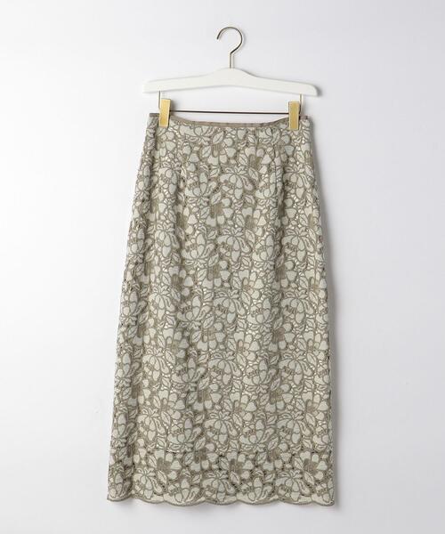 THE STATION STORE（ザ ステーション ストア）の「＜ma couleur(マ クルール)＞フルールレース タイトスカート（スカート・レディース・オフホワイト/ダークグリーン・S/M）」の18枚目の写真