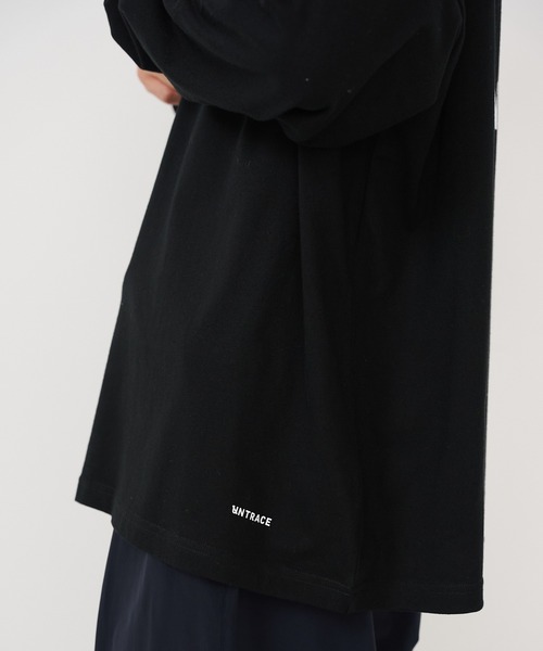 UNTRACE（アントレース）の「UNTRACE LOGO L/S TEE（Tシャツ/カットソー・メンズ・ブラック・M/L/XL）」の4枚目の写真