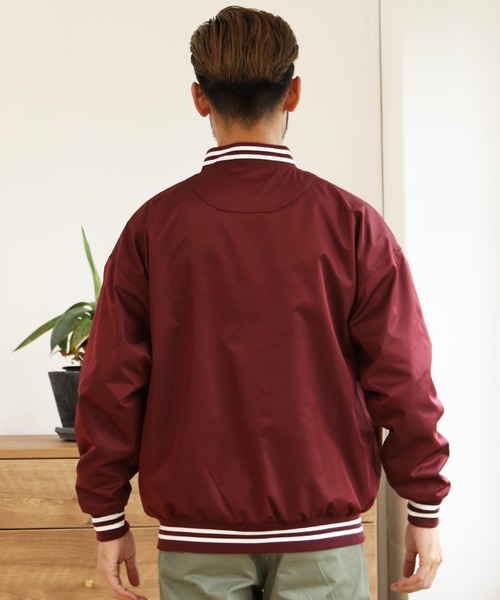 jiggys shop(ジギーズショップ)の「ポリツイル ロゴワッペン スタジャン(スタジャン・メンズ・グレイッシュベージュ/グリーン/ブラック/ワイン・MEDIUM/LARGE)」の14枚目の写真