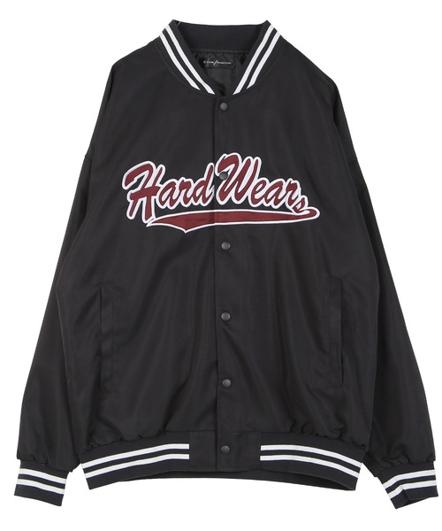 jiggys shop(ジギーズショップ)の「ポリツイル ロゴワッペン スタジャン(スタジャン・メンズ・グレイッシュベージュ/グリーン/ブラック/ワイン・MEDIUM/LARGE)」の18枚目の写真