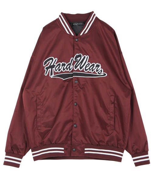 jiggys shop(ジギーズショップ)の「ポリツイル ロゴワッペン スタジャン(スタジャン・メンズ・グレイッシュベージュ/グリーン/ブラック/ワイン・MEDIUM/LARGE)」の10枚目の写真