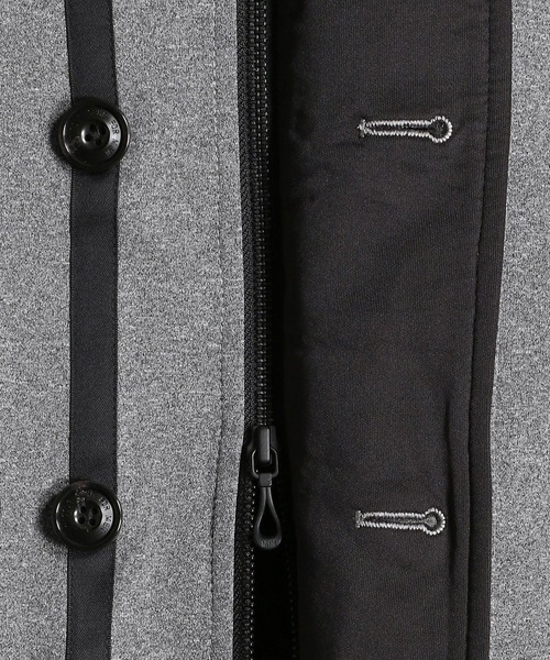 NICOLE CLUB FOR MEN（ニコルクラブフォーメン）の「ボンディングフードコート（モッズコート・メンズ・ブラック/ネイビー/チャコール・MEDIUM/LARGE/X-LARGE）」の11枚目の写真