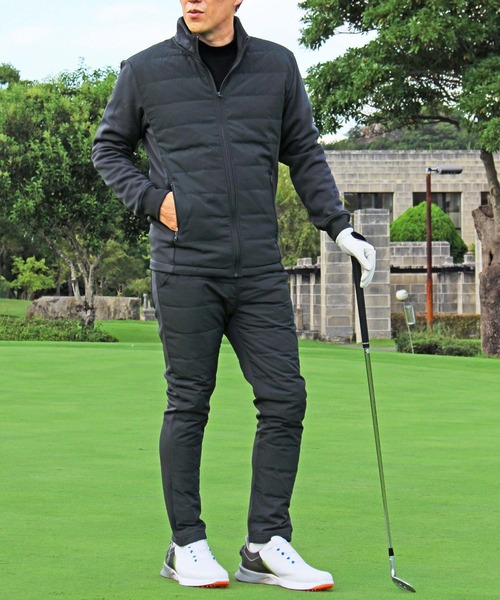 セール】裏起毛シャギーボア ダウンゴルフ上下セットアップ ゴルフ