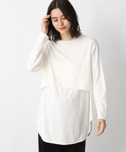 セール マタニティ ジンジャー授乳tシャツ マタニティウェア グッズ Lepsim レプシィム のファッション通販 Zozotown