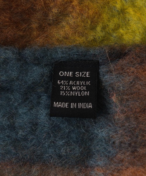 KATHARINE ROSS(キャサリンロス)の「【KATHARINE ROSS】モヘヤタッチチェックストール(ストール/ショール・レディース・ホワイト/イエロー・MEDIUM)」の6枚目の写真