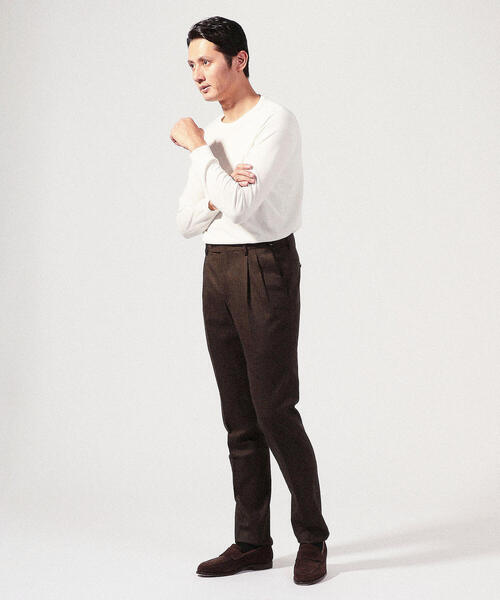 TOMORROWLAND （トゥモローランド）の「ウールフランネル 2プリーツ