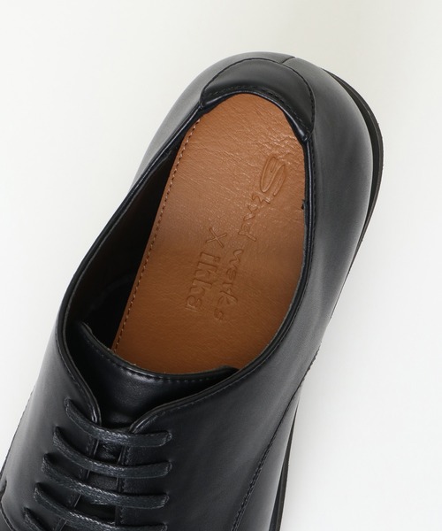 ikka(イッカ)の「フェイクレザーオックスフォードシューズ(ドレスシューズ・メンズ・ブラック・M/L/XL)」の4枚目の写真