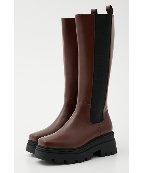 SLY（スライ）の「SIDE GOA KNEE BOOTS サイドゴア ニーブーツ（ブーツ・レディース・ブラック/ブラウン・SMALL/MEDIUM/LARGE）」の10枚目の写真