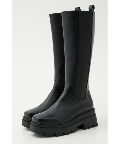 SLY（スライ）の「SIDE GOA KNEE BOOTS サイドゴア ニーブーツ（ブーツ・レディース・ブラック/ブラウン・SMALL/MEDIUM/LARGE）」の14枚目の写真
