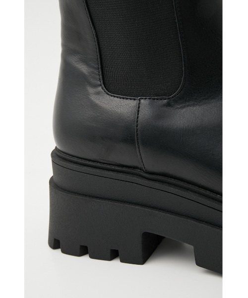 SLY（スライ）の「SIDE GOA KNEE BOOTS サイドゴア ニーブーツ（ブーツ・レディース・ブラック/ブラウン・SMALL/MEDIUM/LARGE）」の7枚目の写真