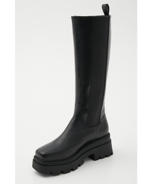 SLY（スライ）の「SIDE GOA KNEE BOOTS サイドゴア ニーブーツ（ブーツ・レディース・ブラック/ブラウン・SMALL/MEDIUM/LARGE）」の3枚目の写真