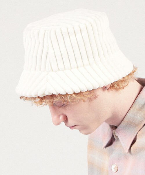 caban（キャバン）の「■CABaN ジャンボコーデュロイ バケットハット（キャップ・メンズ・ブラック/グリーン/ホワイト・FREE）」の6枚目の写真